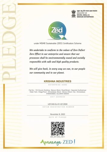 MSME Sustainable (ZED) Certification