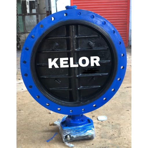 Double Flange Type Butterfly Valve