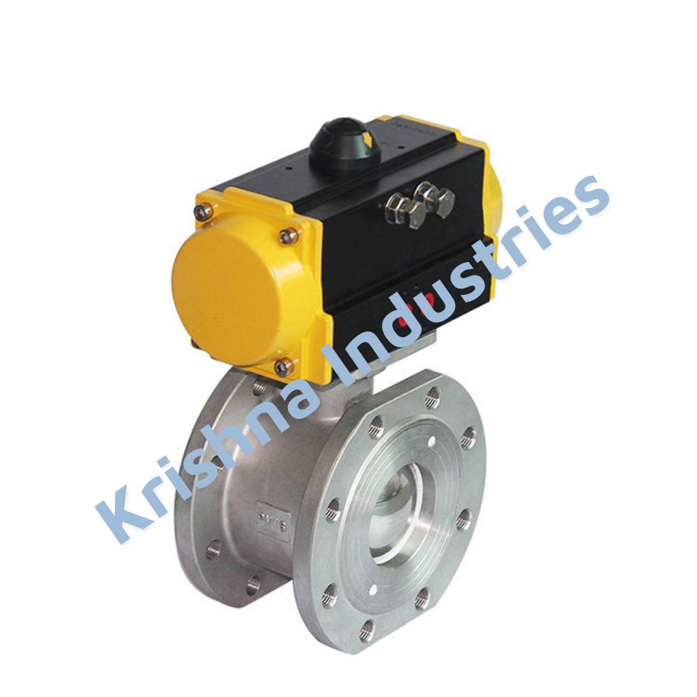 Pneumatic Wafer Type Floating Ball Valve