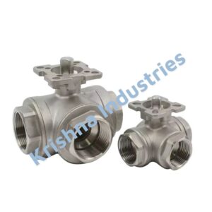 Stainless Steel 3 way barstock Ball Valve Stainless Steel 3 way barstock Ball Valve