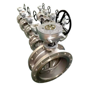 Triple eccentric (or triple offset) worm gear flange butterfly valves TRIPLE ECCENTRIC (TRIPLE OFFSET) WORM GEAR FLANGED BUTTERFLY VALVES
