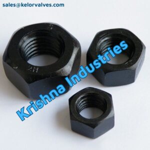 a194-2h-heavy-hex-nut-plain-black-unc-thread-asme-b18-2-flange-bolting-supplier-india Hex Nut — ASTM A194 2H