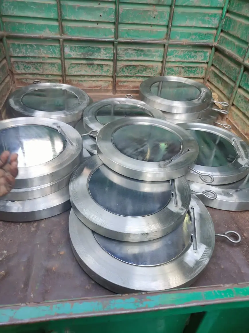 Stainless steel industrial valves packed for pan-India dispatch by Krishna Industries Ahmedabad