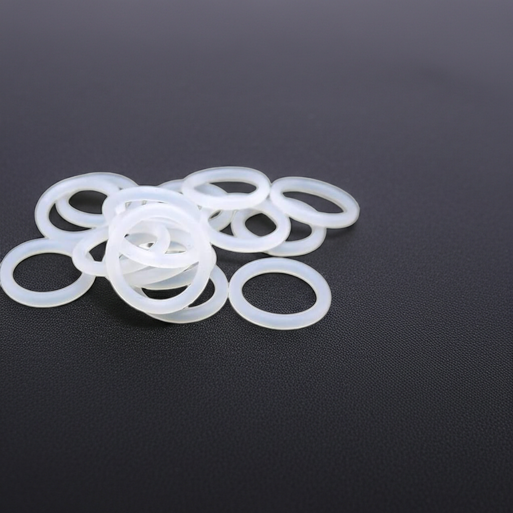White FDA compliant silicone O-ring India food grade VMQ 21 CFR 177.2600 KELOR supplier